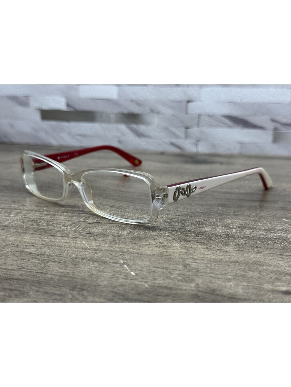 Vogue Eyewear VO 2675-B W745 Red White Clear Fade Authentic Eyeglasses 51-16-135
